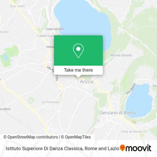 Istituto Superiore Di Danza Classica map