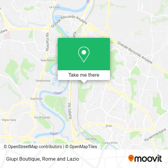 Giupi Boutique map