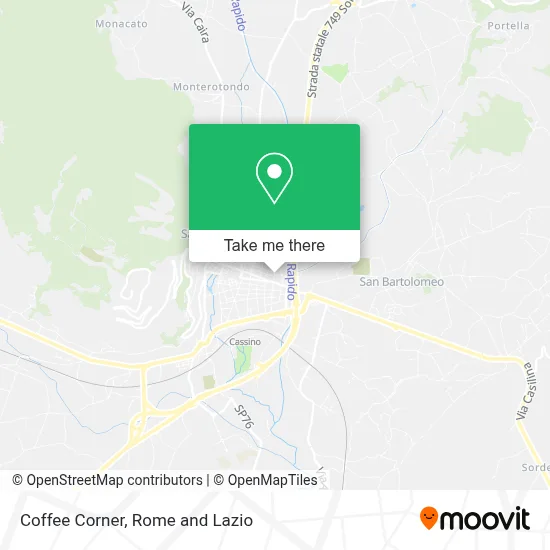 Coffee Corner map
