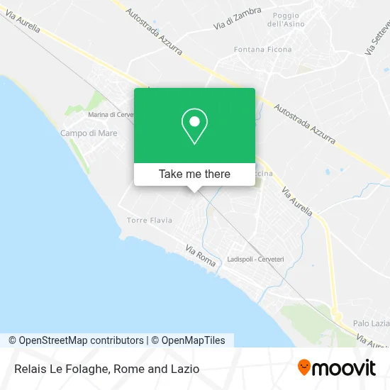 Relais Le Folaghe map