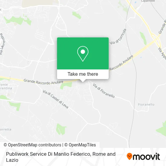 Publiwork Service Di Manlio Federico map