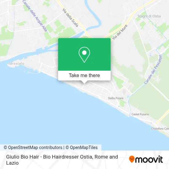 Giulio Bio Hair - Bio Hairdresser Ostia map