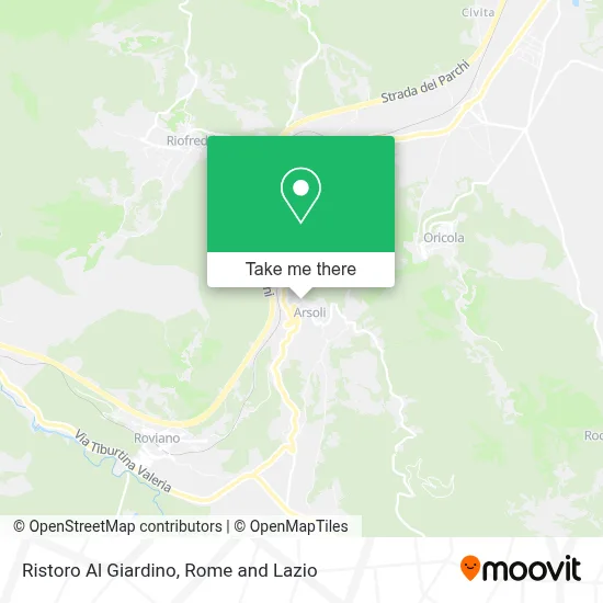 Ristoro Al Giardino map
