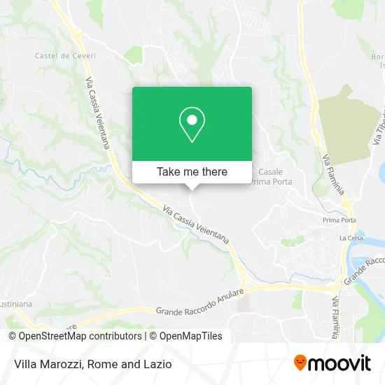 Villa Marozzi map