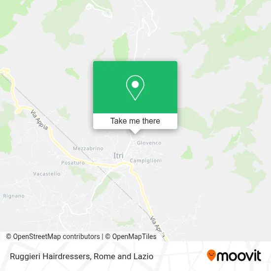 Ruggieri Hairdressers map