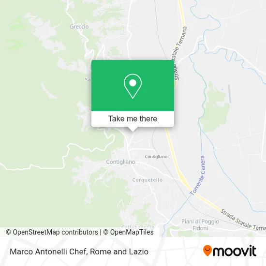 Marco Antonelli Chef map