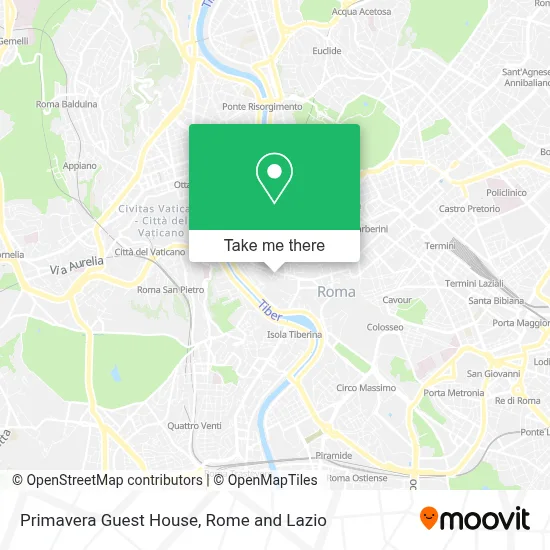 Primavera Guest House map