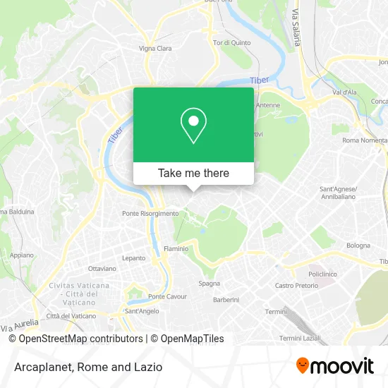 Arcaplanet map