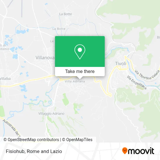 Fisiohub map