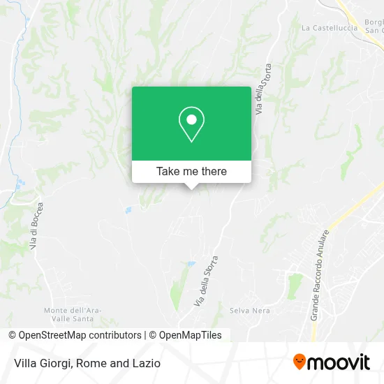 Villa Giorgi map