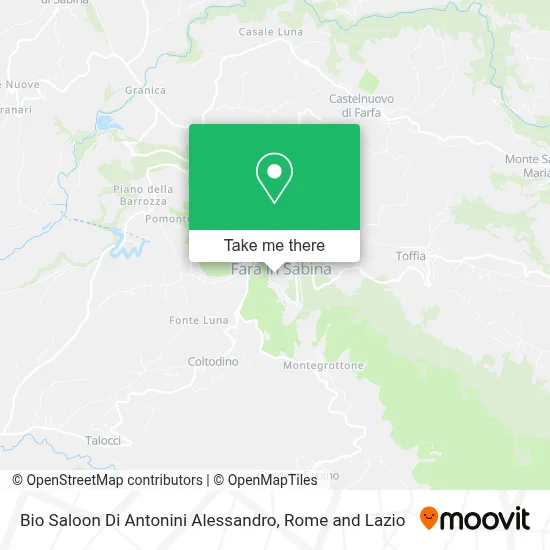 Bio Saloon Di Antonini Alessandro map