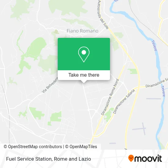 Fuel Service Station map