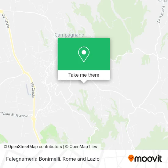 Falegnameria Bonimelli map
