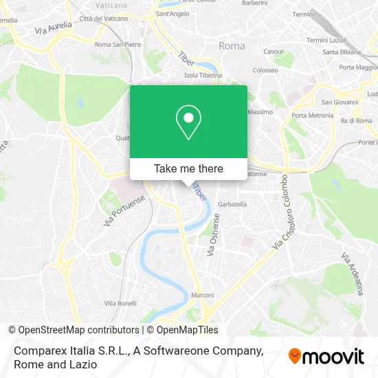 Comparex Italia S.R.L., A Softwareone Company map