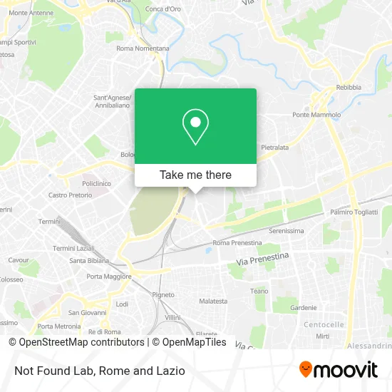 Not Found Lab map