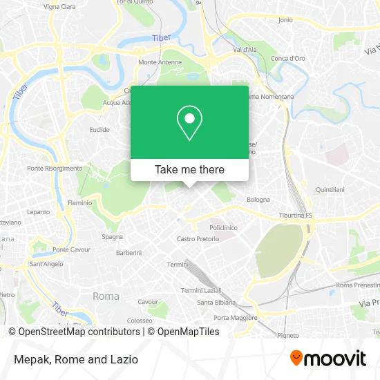 Mepak map
