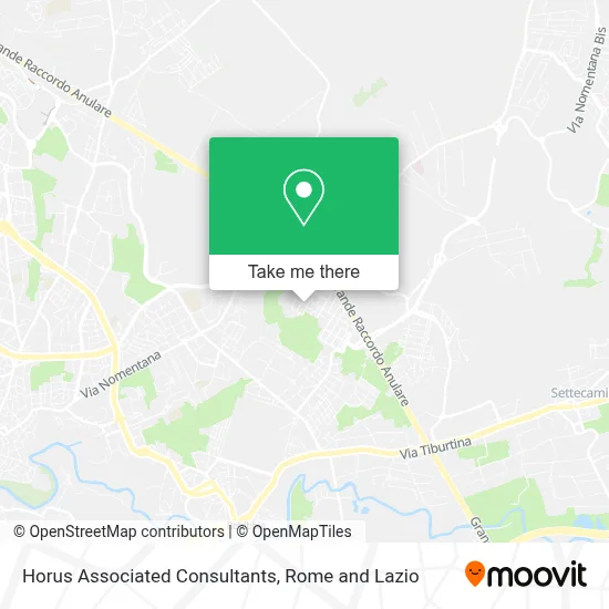 Horus Associated Consultants map