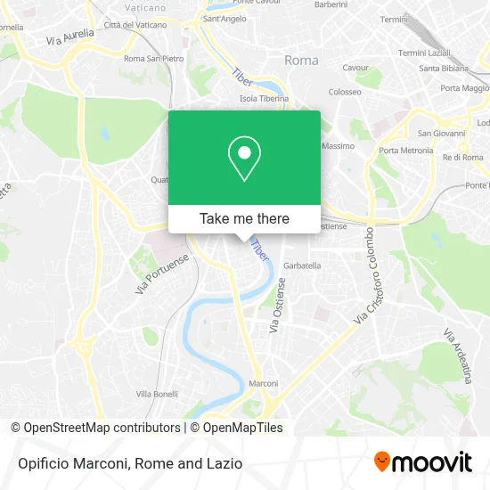 Opificio Marconi map