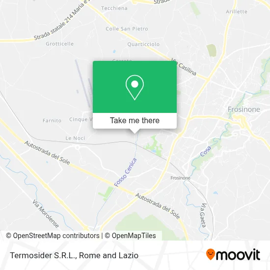 Termosider S.R.L. map