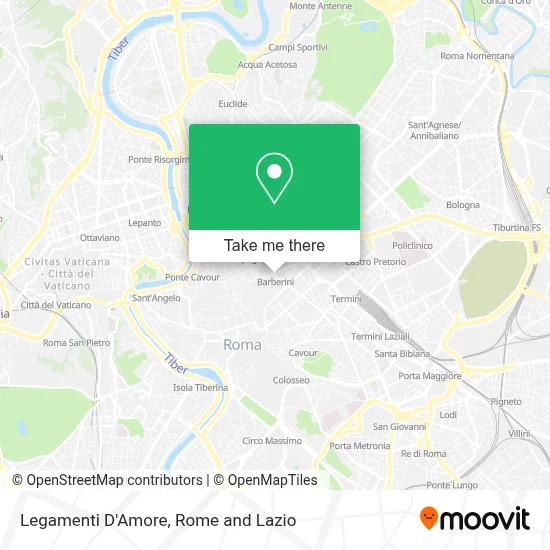 Legamenti D'Amore map