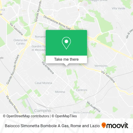 Baiocco Simonetta Bombole A Gas map