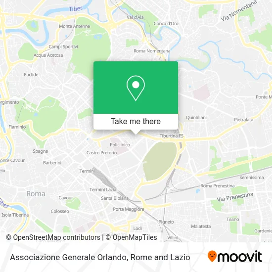 Associazione Generale Orlando map