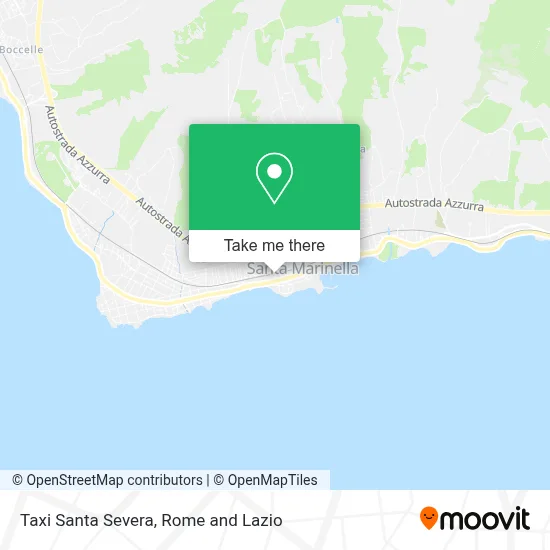 Taxi Santa Severa map