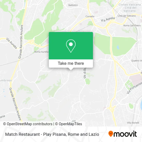 Match Restaurant - Play Pisana map