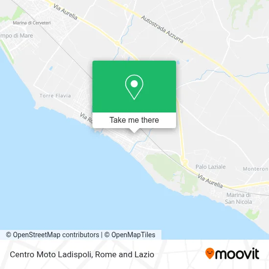 Centro Moto Ladispoli map