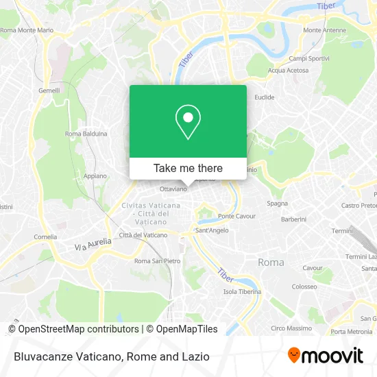 Bluvacanze Vaticano map
