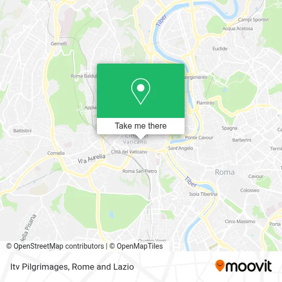 Itv Pilgrimages map