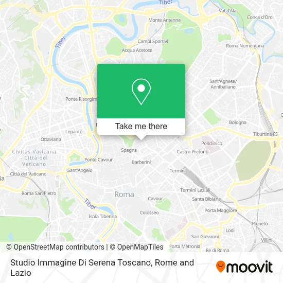 Studio Immagine Di Serena Toscano map