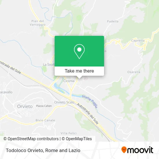 Todoloco Orvieto map