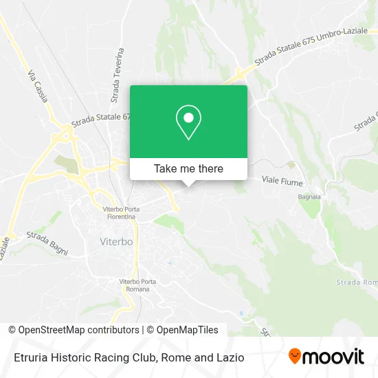 Etruria Historic Racing Club map