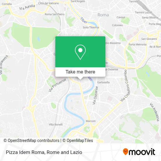 Pizza Idem Roma map