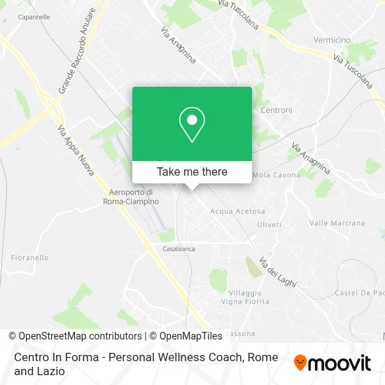 Centro In Forma - Personal Wellness Coach map