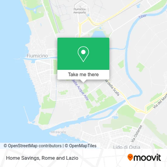 Home Savings map