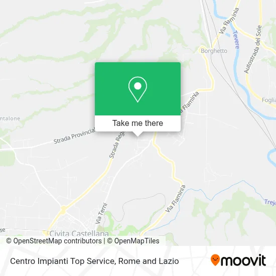 Centro Impianti Top Service map
