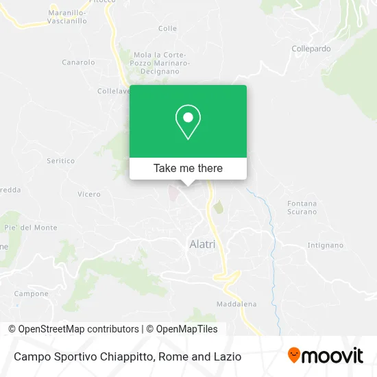 Campo Sportivo Chiappitto map