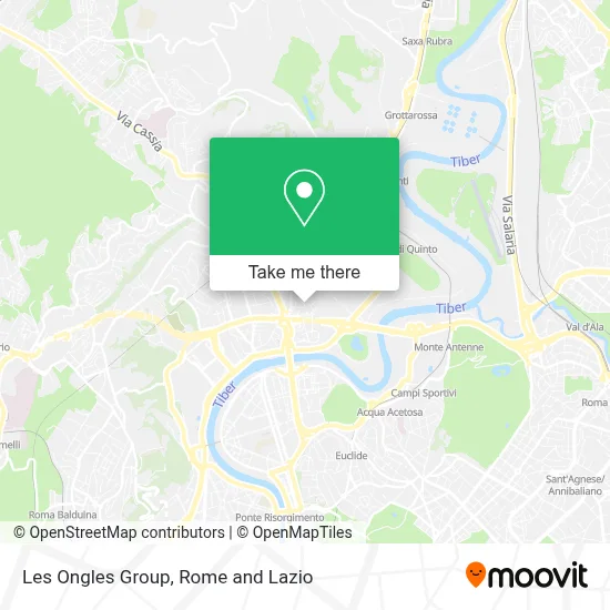 Les Ongles Group map