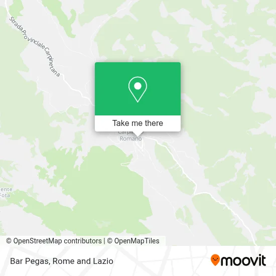 Bar Pegas map