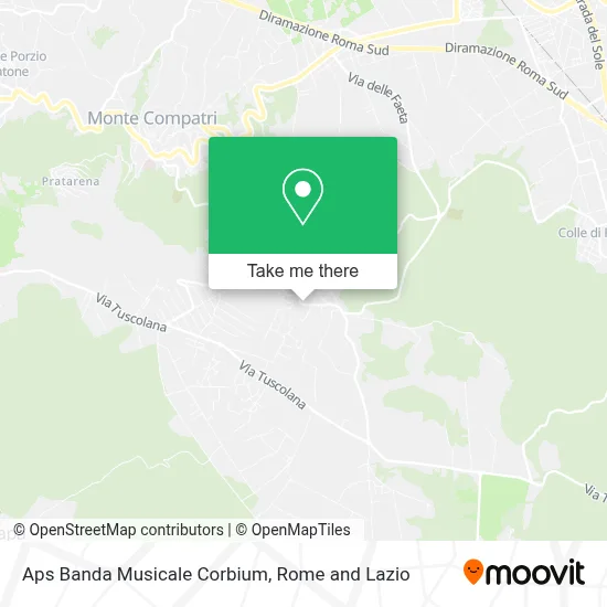 Aps Banda Musicale Corbium map