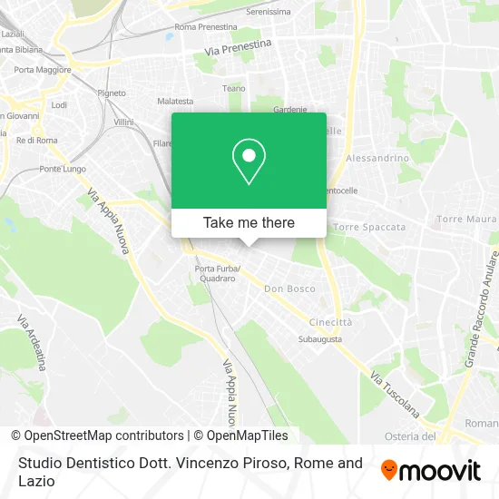 Studio Dentistico Dott. Vincenzo Piroso map
