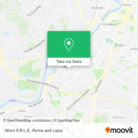 Wom S.R.L.S. map