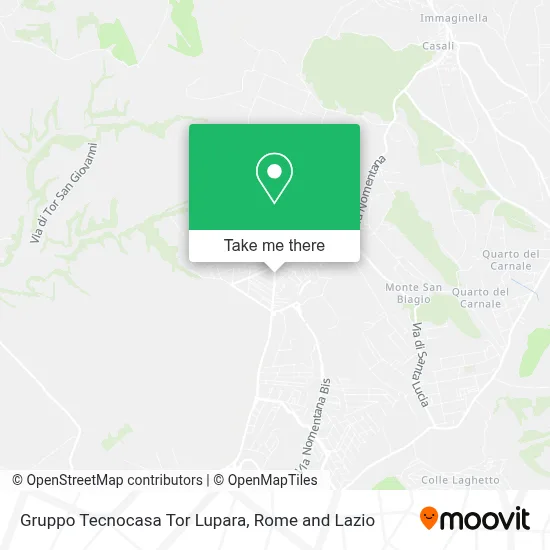 Gruppo Tecnocasa Tor Lupara map