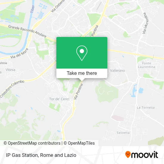 IP Gas Station map