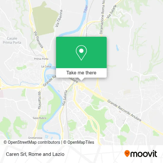 Caren Srl map