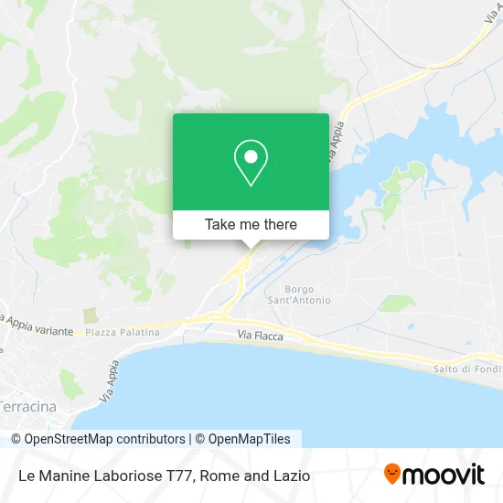 Le Manine Laboriose T77 map