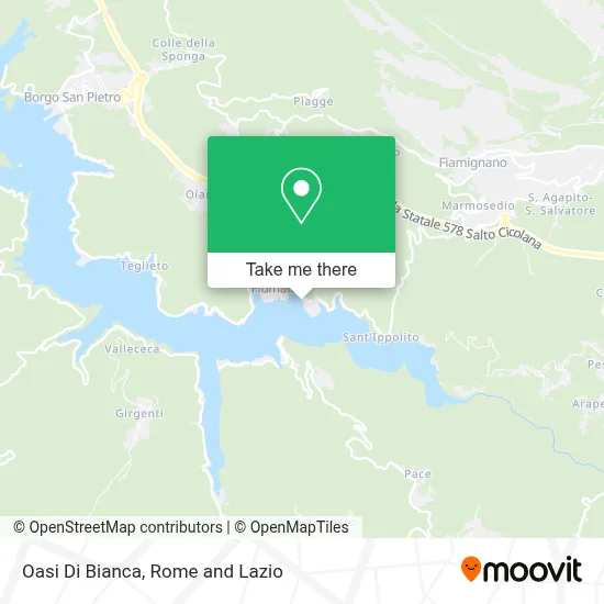 Oasi Di Bianca map