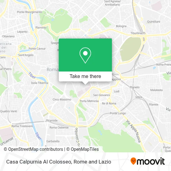 Casa Calpurnia Al Colosseo map